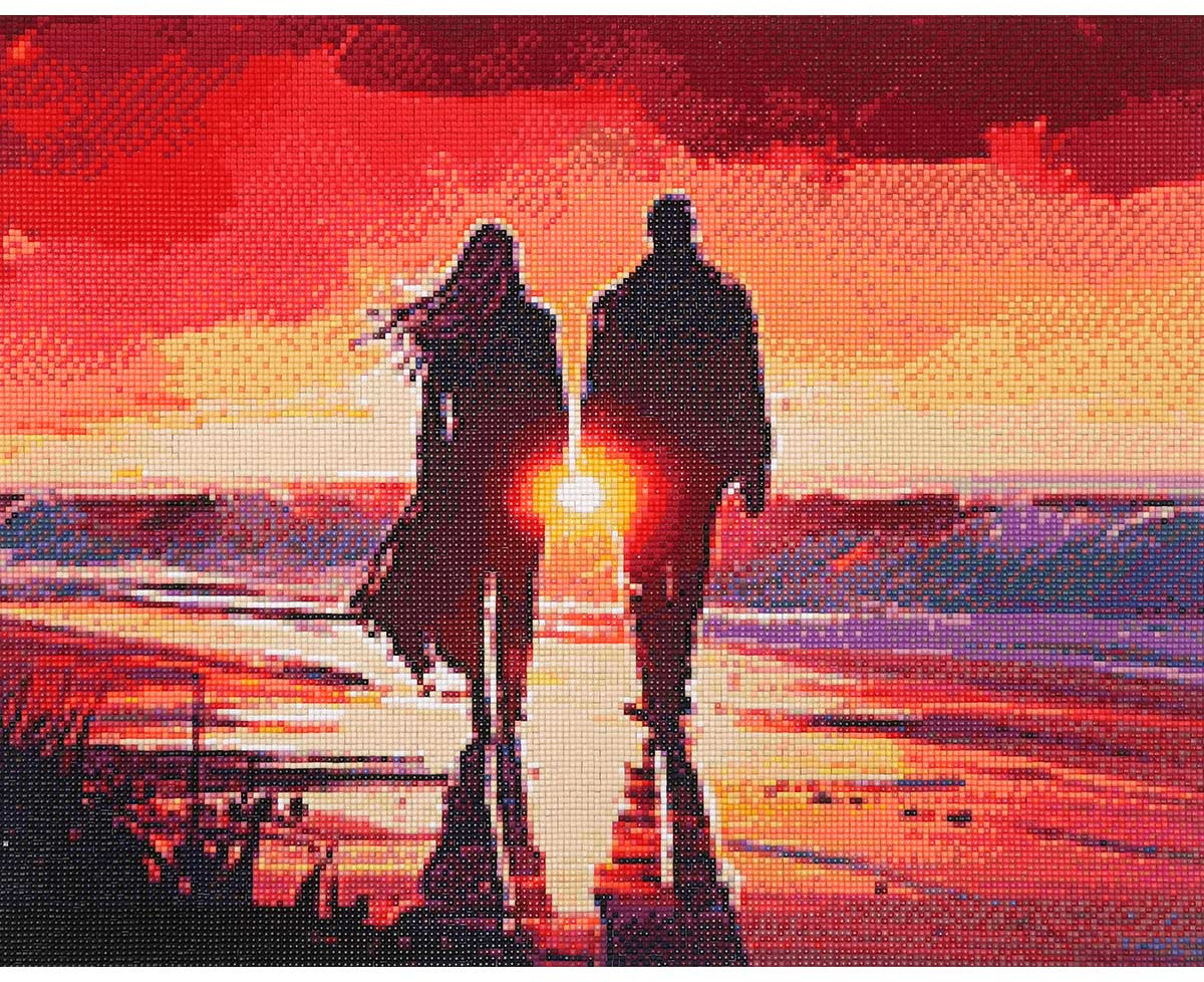 Мозаика алмазная «Романтическое свидание на пляже» | Cristyle