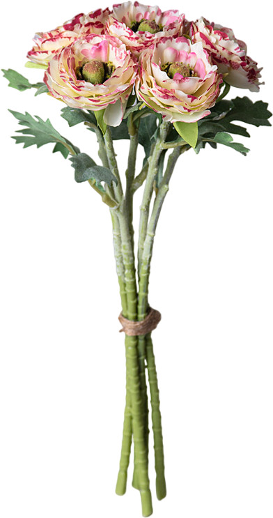 Букет искусственных цветов «Ранункулюс» | Lefard