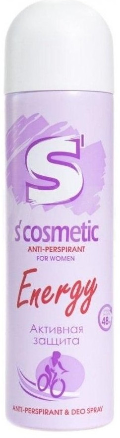 Дезодорант-антиперспирант для женщин «Energy» | S’Cosmetic