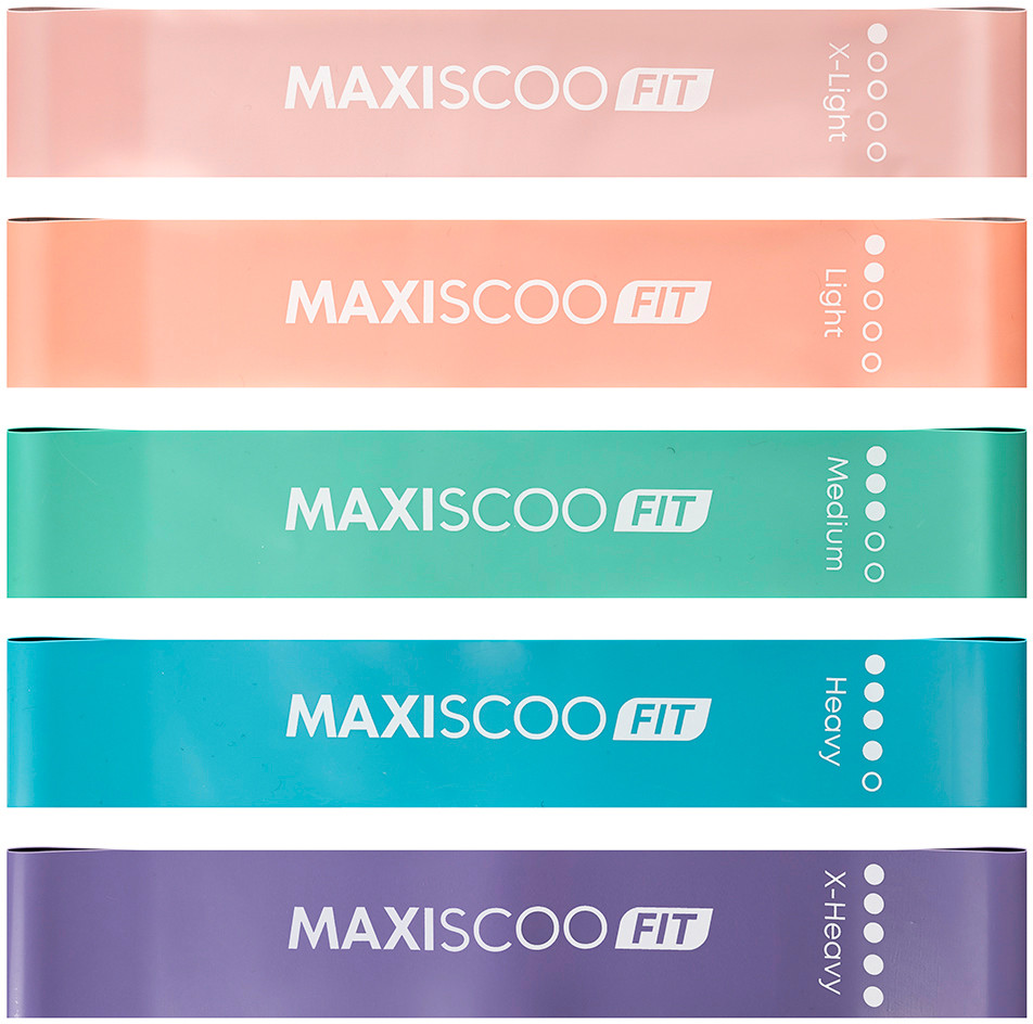 Набор фитнес резинок | Fit | Maxiscoo