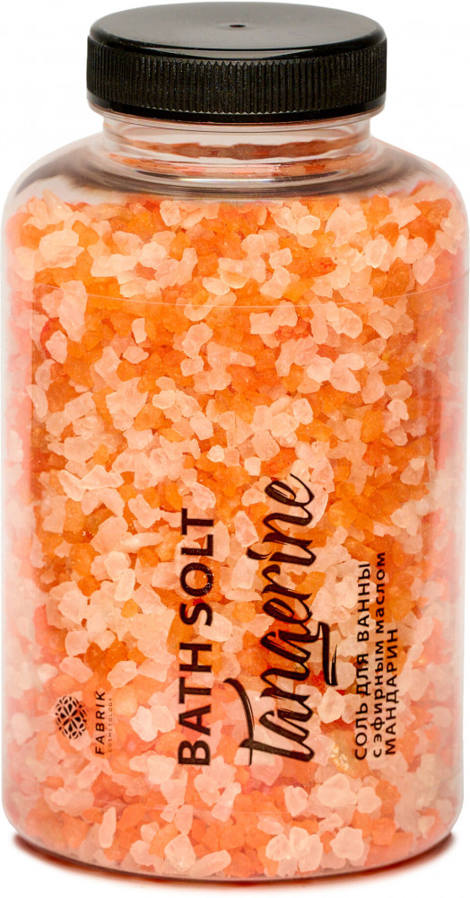 Соль для ванны с эфирным маслом мандарина | Fabrik Cosmetology