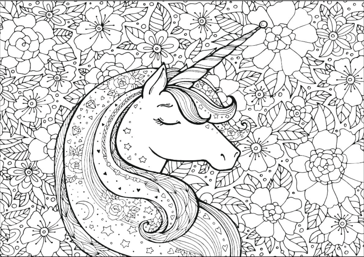 Плакат для рисования «Единороги» | Симфония