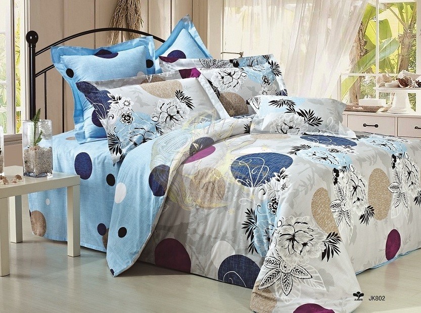 Комплект постельного белья «Чарующая ночь» (арт. jk802, евро, поплин, 2 наволочки 70х70) | Чарующая ночь | Т-Лидер