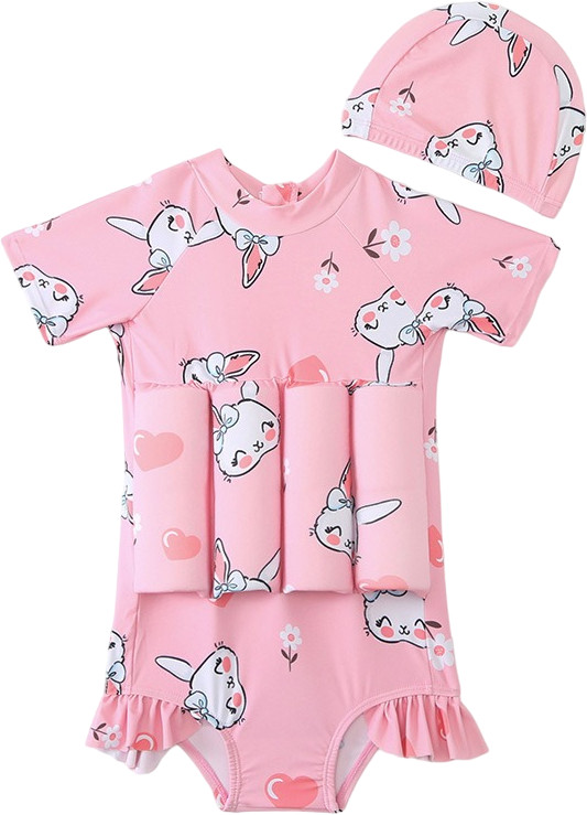 Купальник с поплавками для девочек | AquaKids Collection | Bubble beachwear