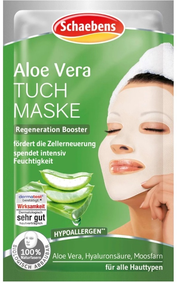 Маска для лица «Aloe Vera Cloth Mask» | Schaebens