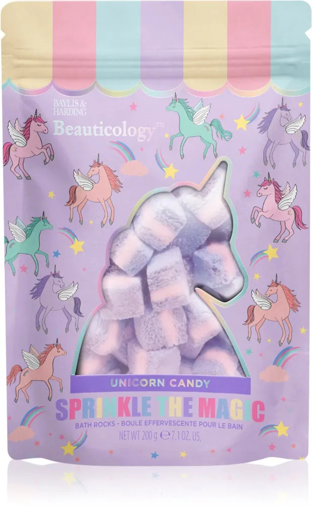 Соль для ванн «Beauticology Unicorn Bath Rocks» | Baylis & Harding