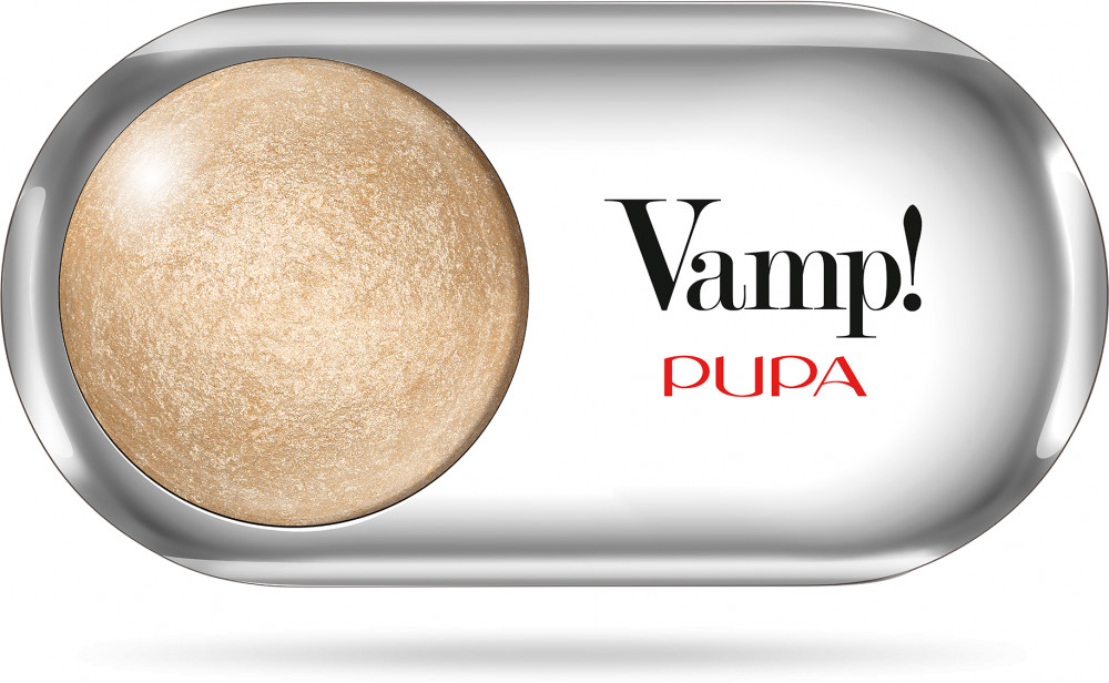 Тени для век «Wet & Dry», оттенок 201 Сhampagne gold | Vamp! | Pupa