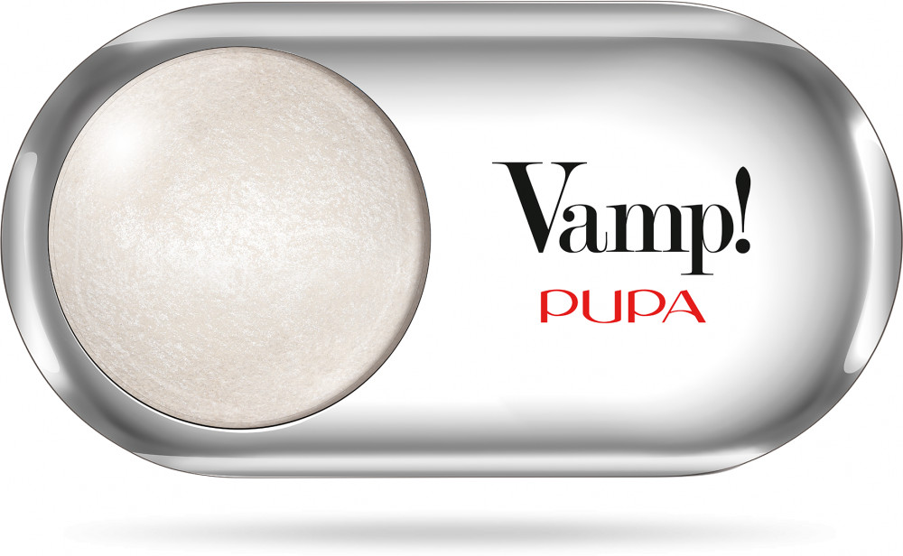 Тени для век «Wet & Dry», оттенок 401 White snow | Vamp! | Pupa