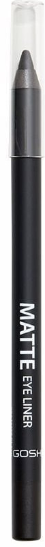 Карандаш для глаз матовый «Matte Eye Liner», оттенок 002 Matt Black | Gosh