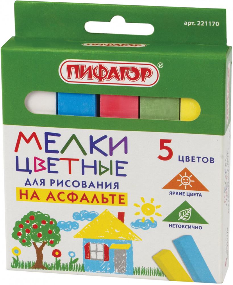 Мел цветной | Пифагор