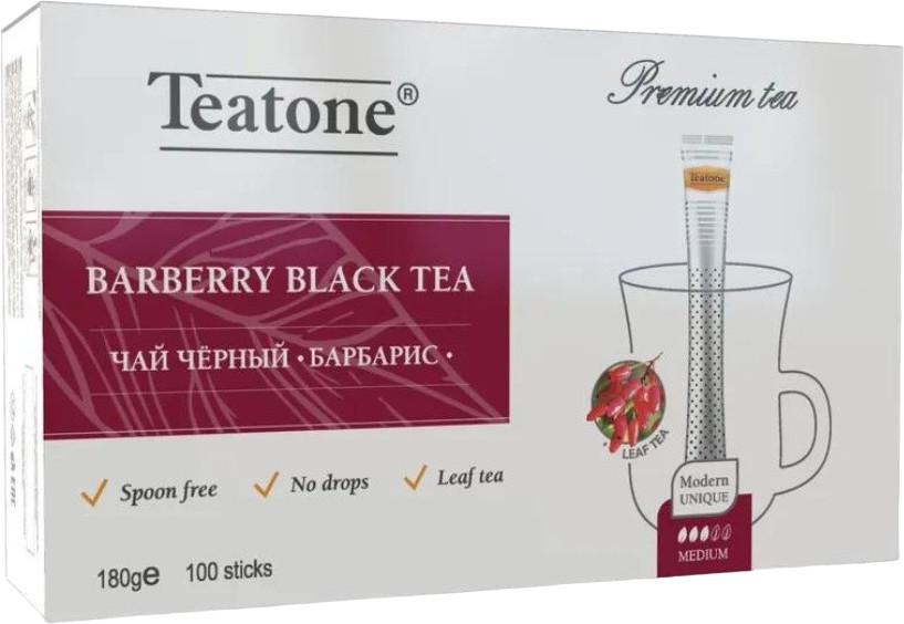 Черный чай с ароматом барбариса | Teatone