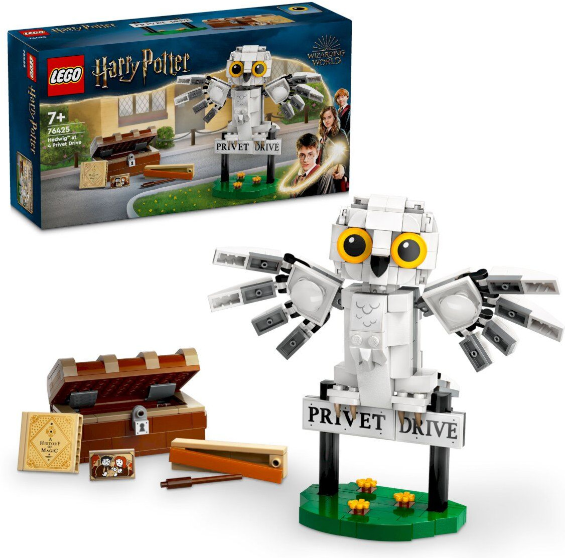 Конструктор Harry Potter 76425 Хедвиг на Тисовой улице, 4 | LEGO Harry Potter | LEGO (ЛЕГО)