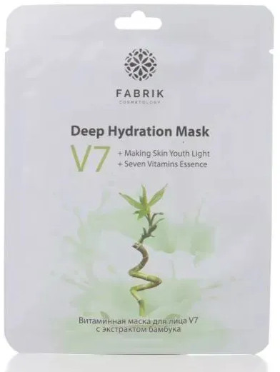 Маска для лица с экстрактом бамбука «V7»