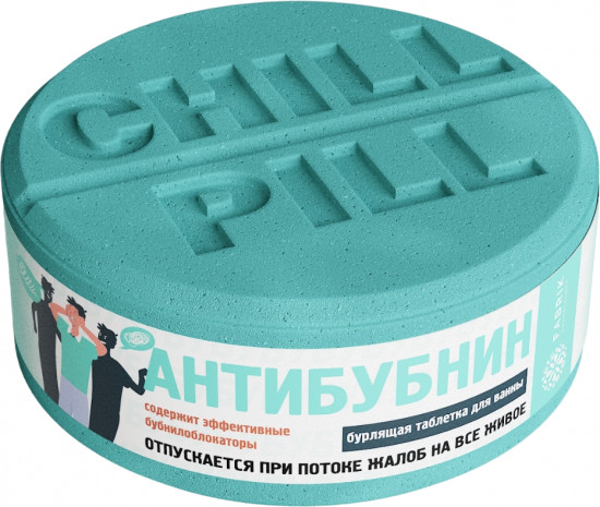 Таблетка бурлящая для ванны «Антибубнин»