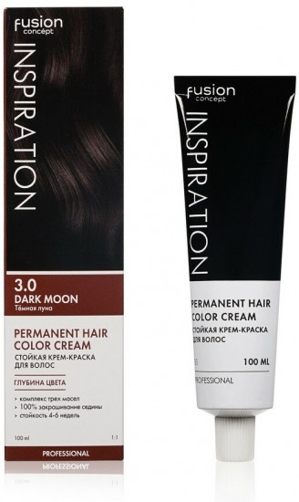 Крем-краска для волос «Inspiration», оттенок 3.0 Темная Луна