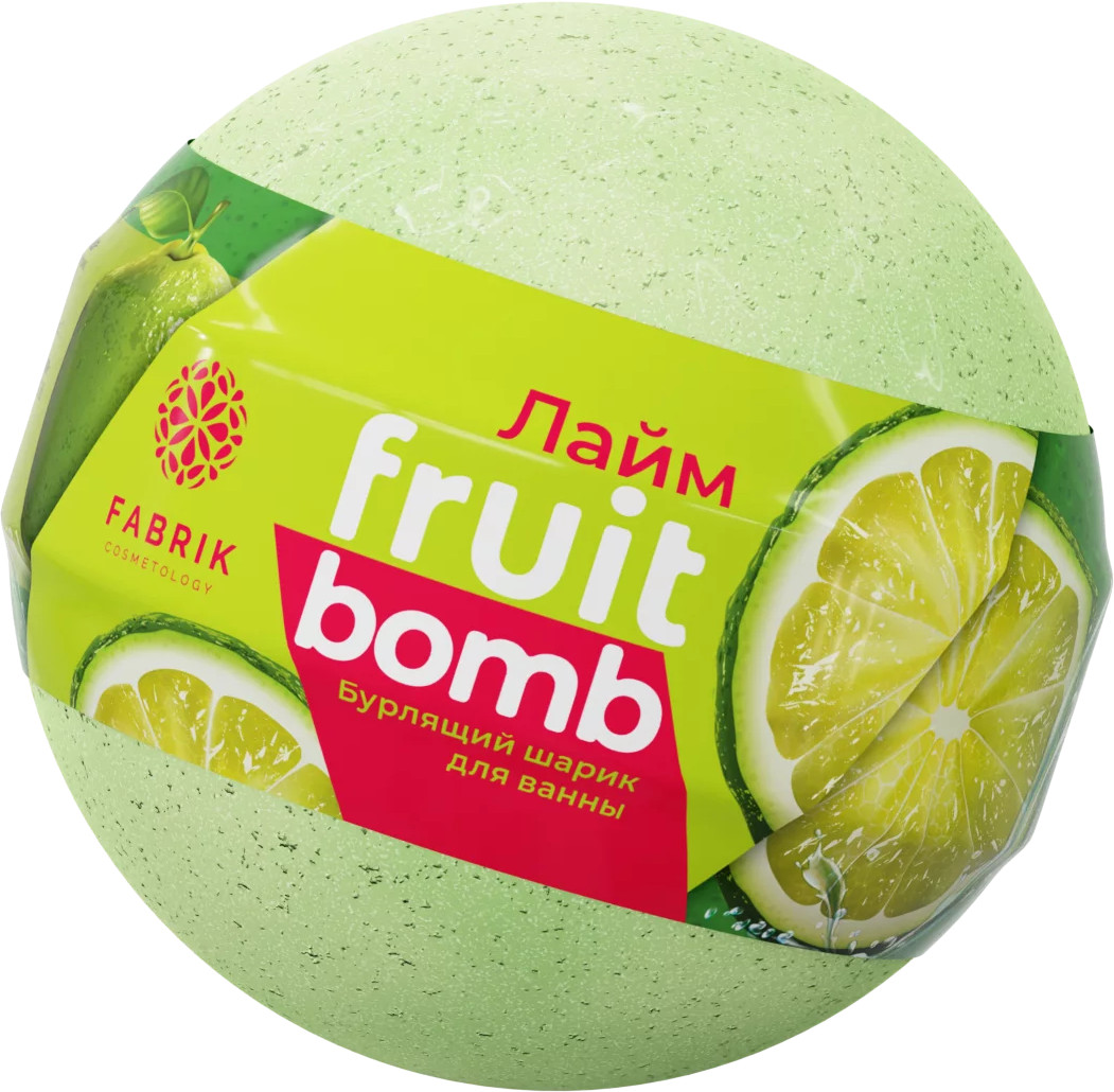 Шарик для ванны бурлящий «Лайм» | Мороженое | Fabrik Cosmetology