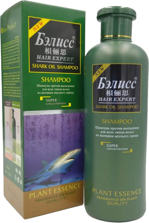 Шампунь против выпадения волос с акульим маслом | Бэлисс