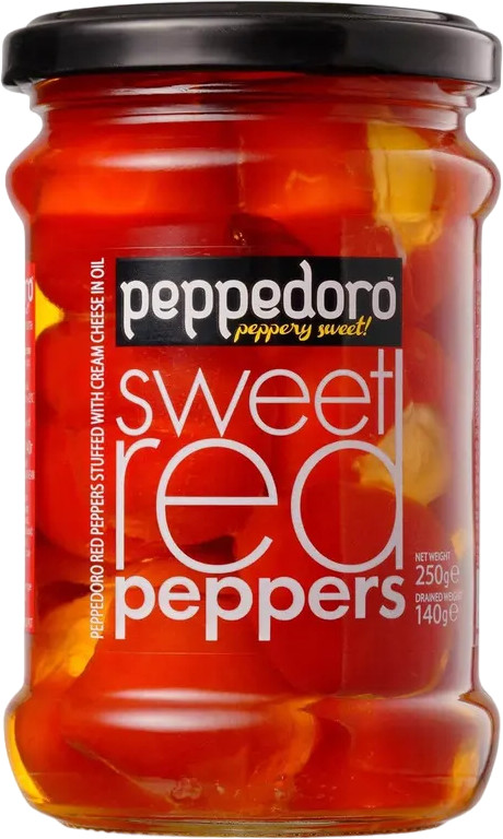 Перцы красные сладкие с фаршированным сыром | Royal Mediterranean