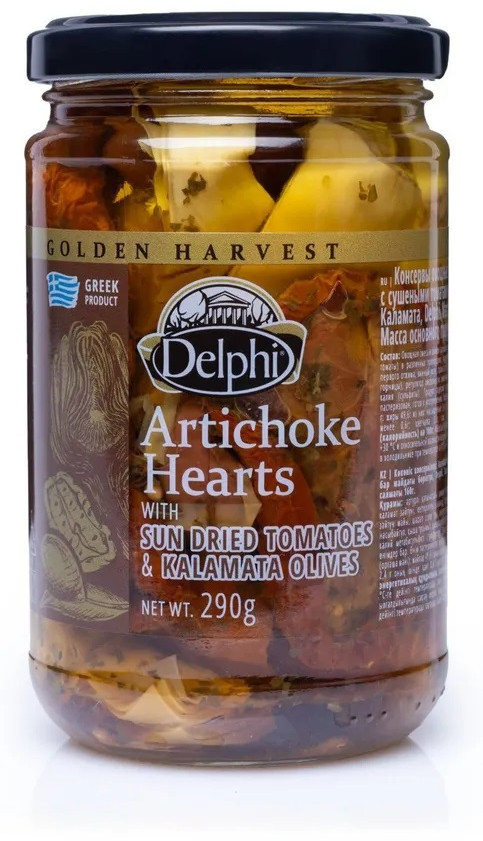 Артишоки в масле c сушеными томатами и маслинами | Delphi