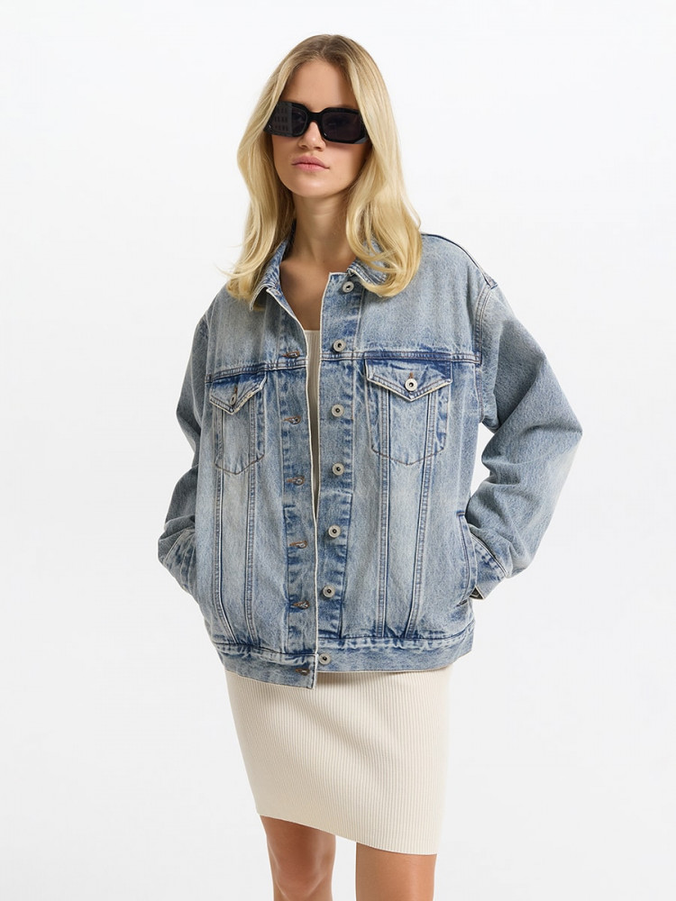 Куртка джинсовая женская | LOVE REPUBLIC