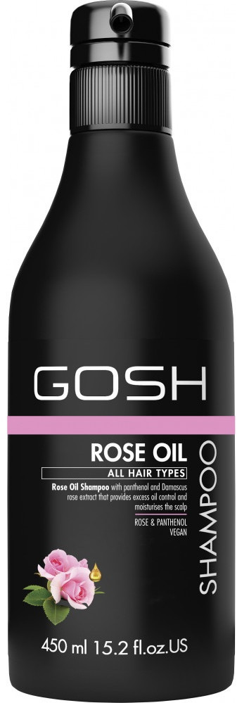 Шампунь для волос с маслом розы «Rose oil» | Gosh