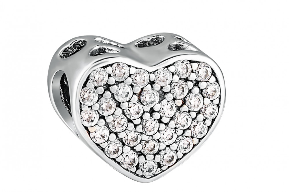 Шарм из серебра с фианитами | Lucente Silver