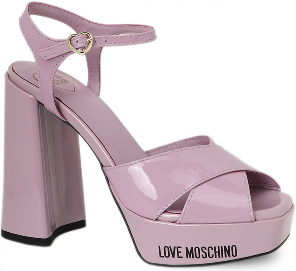 Босоножки женские | Rubber Logo | Love Moschino