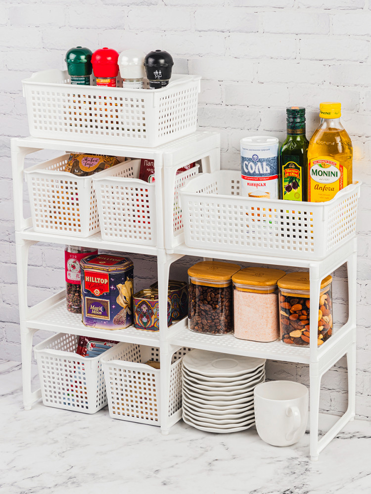 Набор корзин для хранения с подставками «Лофт» | Лофт | El Casa