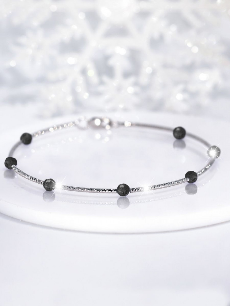 Браслет из серебра со шпинелью | Lucente Silver