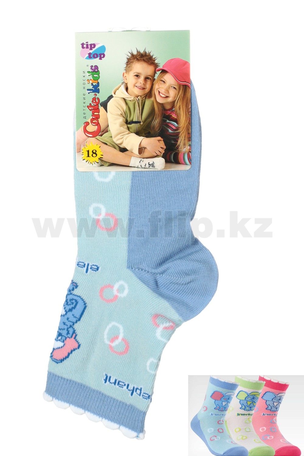 Детские носки с резинкой "Пикот" | Tip-Top | Conte Elegant