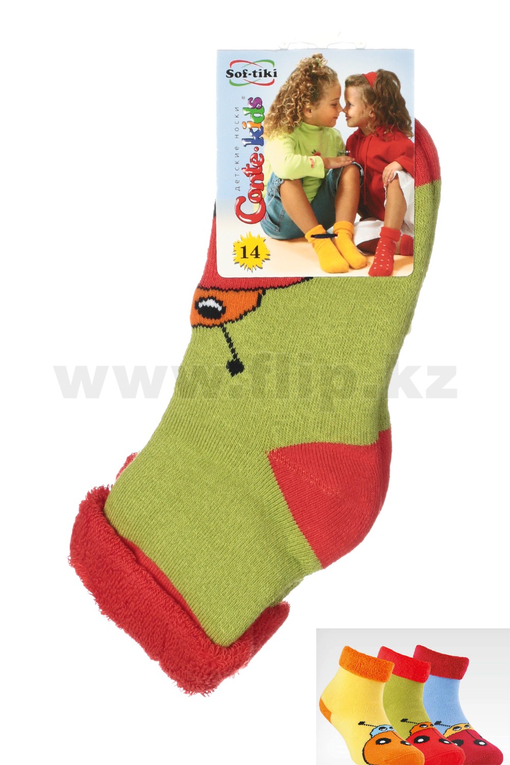 Детские махровые носки с отворотом | Tip-Top | Conte Elegant