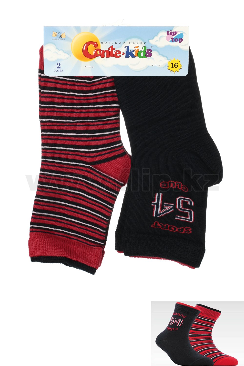 Детские носки "TIP-TOP" (2 пары) | Tip-Top | Conte Elegant