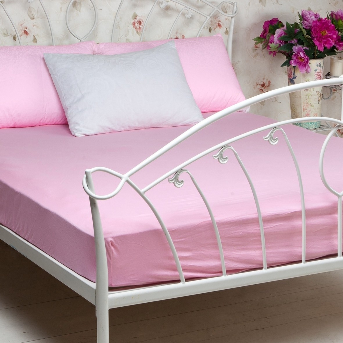 Махровая простыня на резинке | ДМ Текстиль