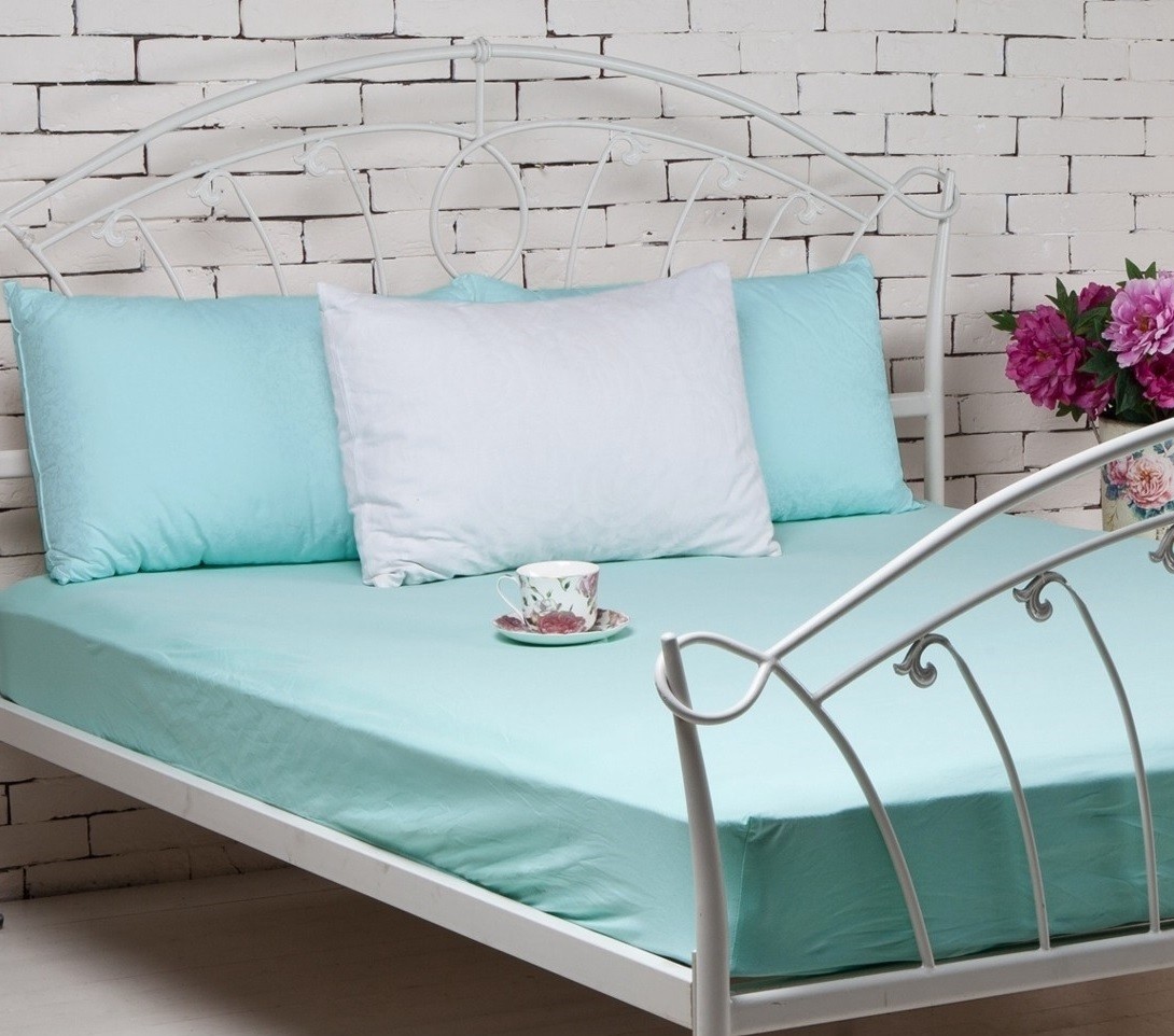 Махровая простыня на резинке | ДМ Текстиль