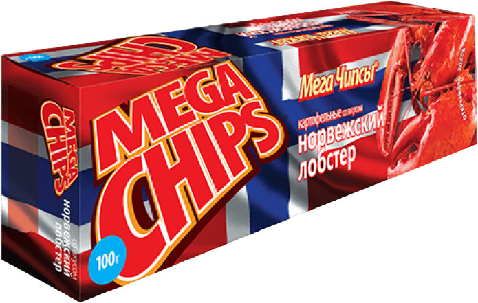 Чипсы-пластины картофельные «Норвежский лобстер» | MegaChips
