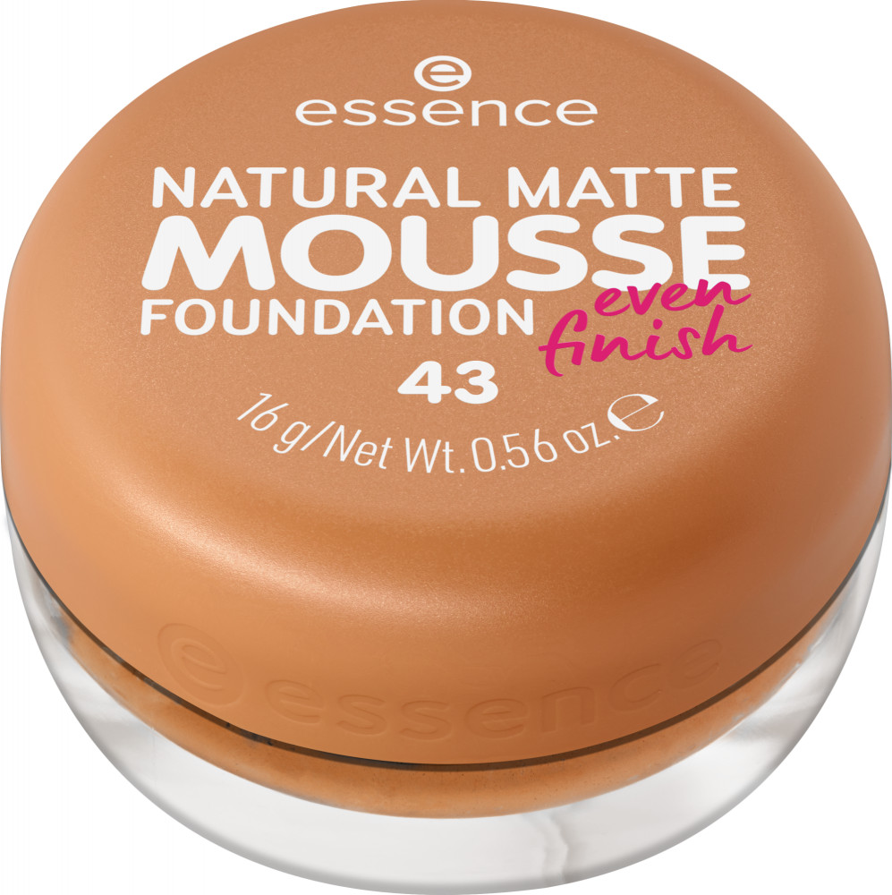Мусс тональный «Natural Matte Mousse Foundation», оттенок 43 | Essence