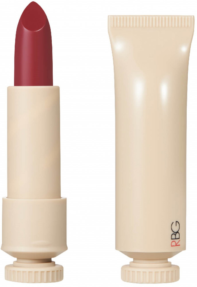 Помада-бальзам для губ глянцевая «Русский нюд», тон 12 Полупрозрачный яркий терракотовый | RBG