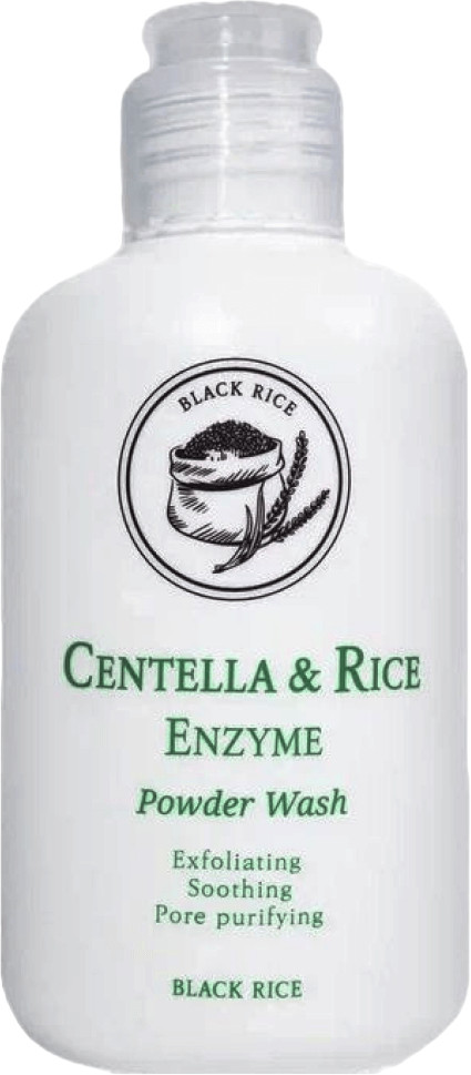 Пудра энзимная успокаивающая «Centella Rice Enzyme Powder Wash» | Black Rice