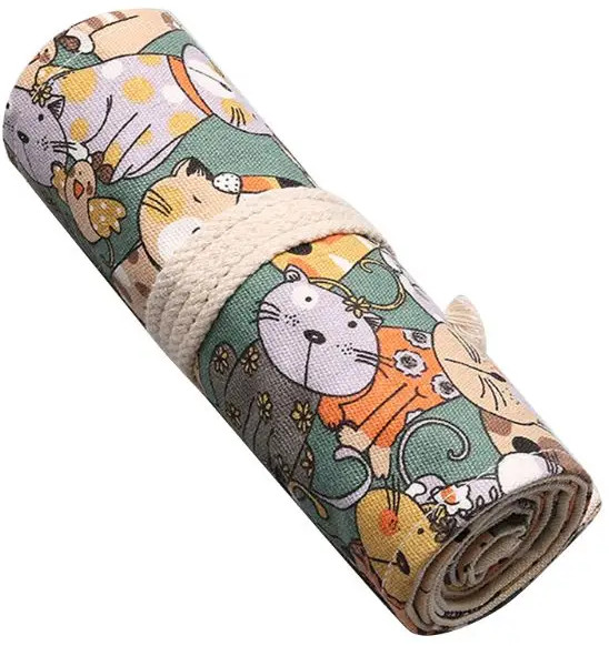 Пенал-скрутка без наполнения BZ652435 «Котики» | Buzz Lady