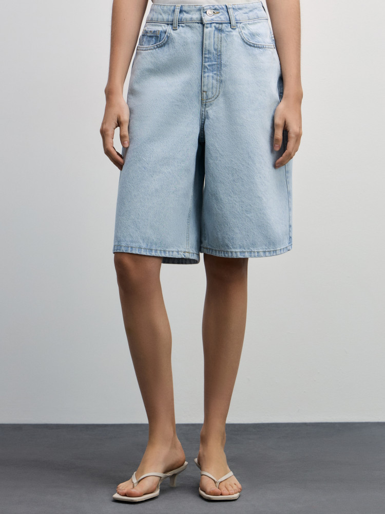 Шорты джинсовые женские | ZARINA