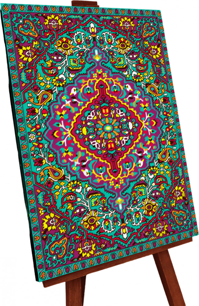 Картина по номерам со светящейся краской «Этнический орнамент» | Molly