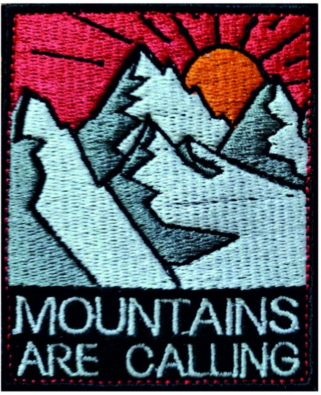 Шеврон «Mountains are calling» | Get Outside
