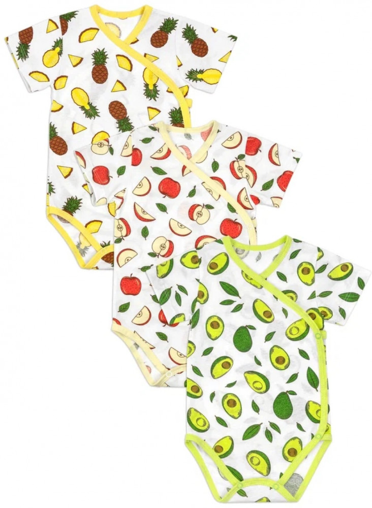 Комплект боди-кимоно детских с коротким рукавом | Фабрика Бамбук