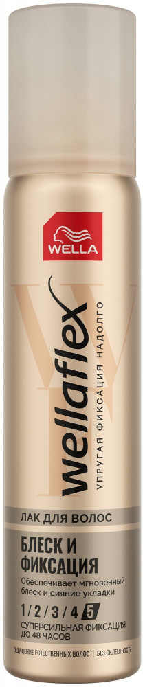 Лак для волос «Блеск и фиксация» | WellaFlex | Wella Professionals
