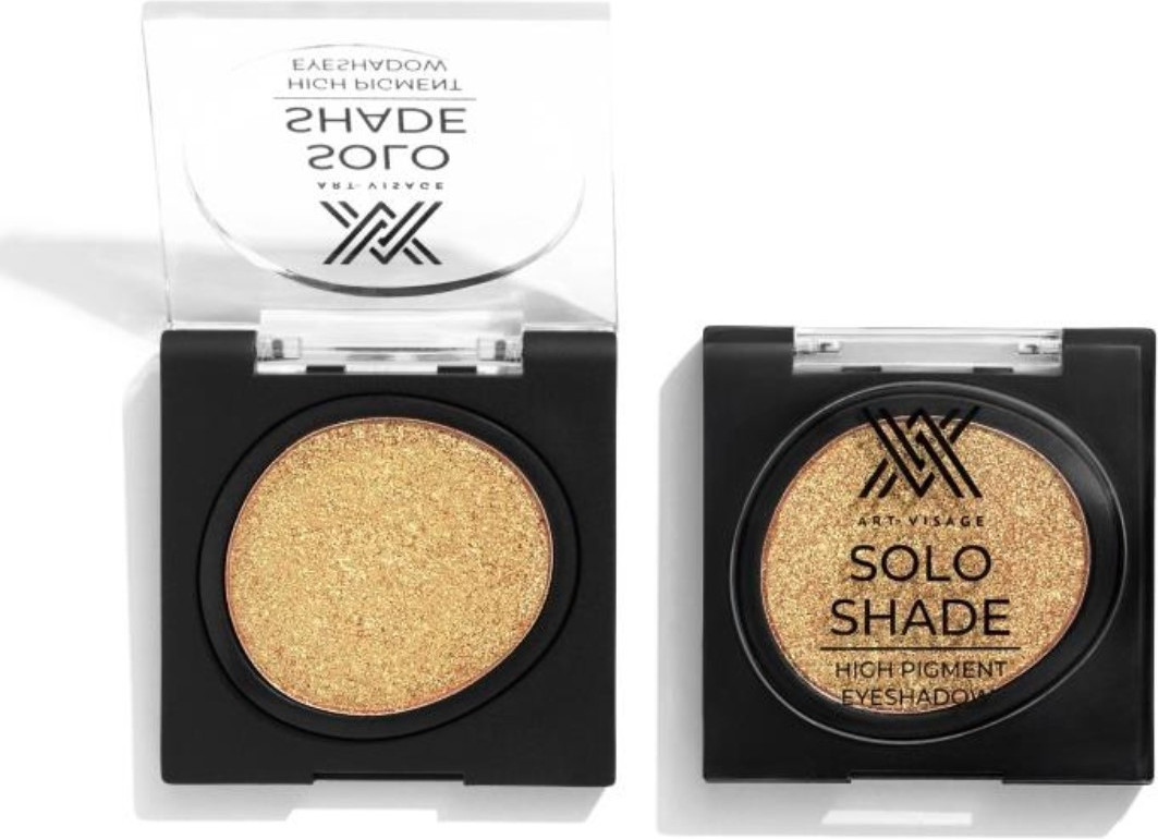 Тени для век «Solo Shade», оттенок 55 Медный и зелёный | Art-Visage