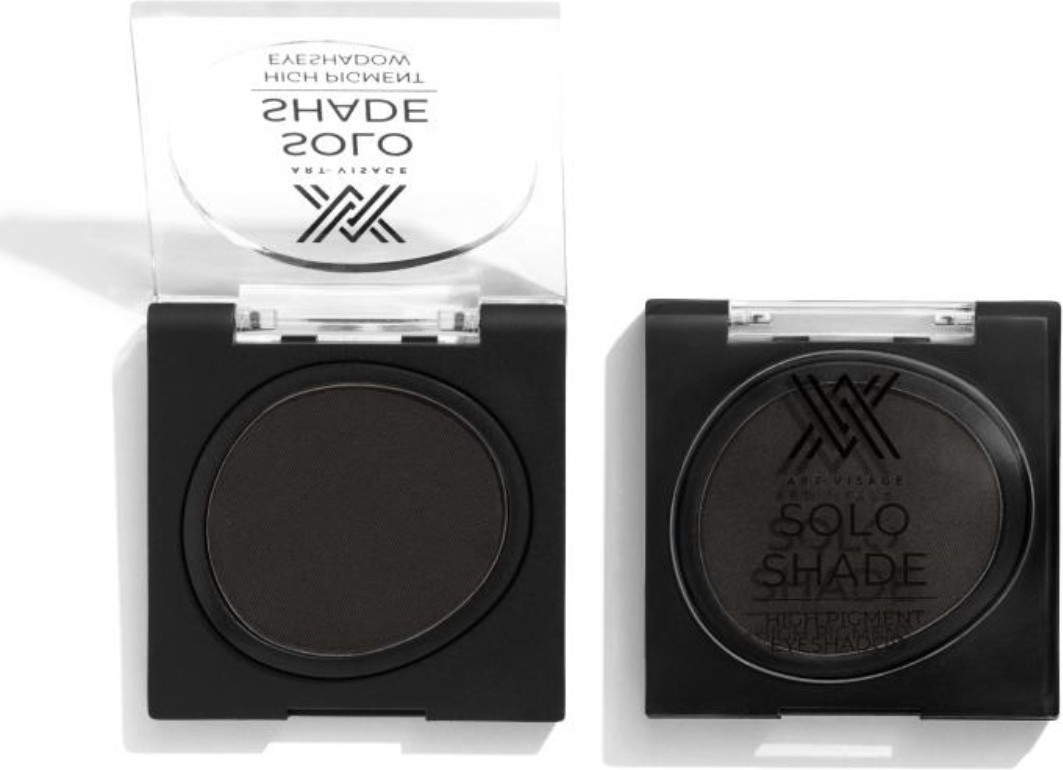 Тени для век «Solo Shade», оттенок 57 Угольно-чёрный | Art-Visage