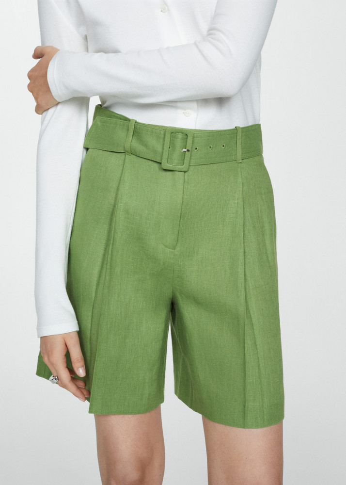 Шорты-бермуды женские | MANGO