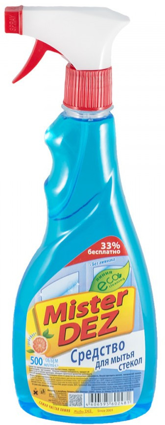 Средство для мытья стекол | Eco-Cleaning | Mister Dez