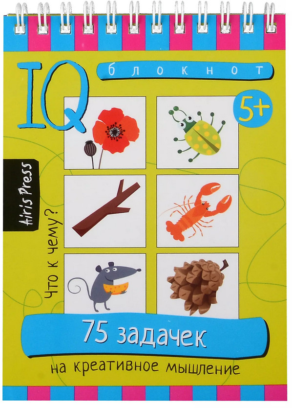 Умный блокнот. 75 задачек на креативное мышление 5+ | Умный блокнот
