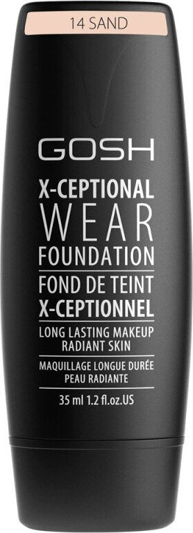 Тональный крем для лица «X-Ceptional Wear», оттенок 14 Sand | Gosh